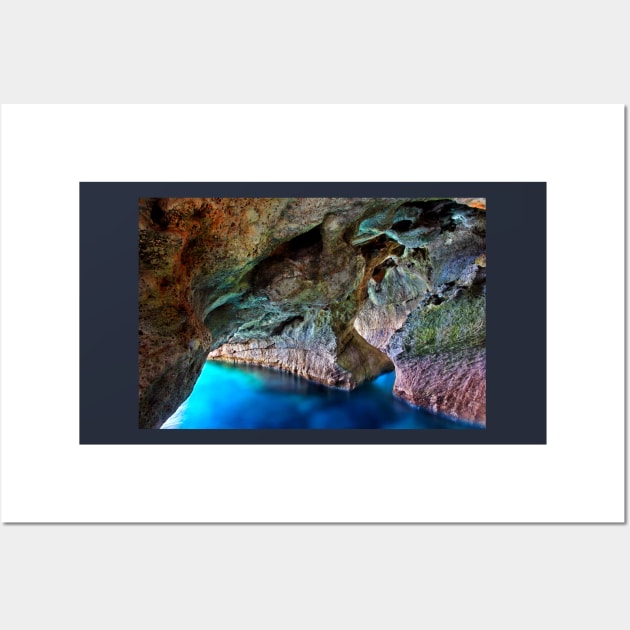 Sea caves of Marmara - Sfakia, Crete Wall Art by Cretense72